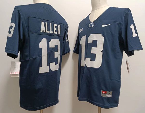 Men Penn State Natty Lions #13 Allen Blue Nike 2025 NCAA Jersey